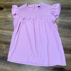 Ann Taylor lilac blouse size M